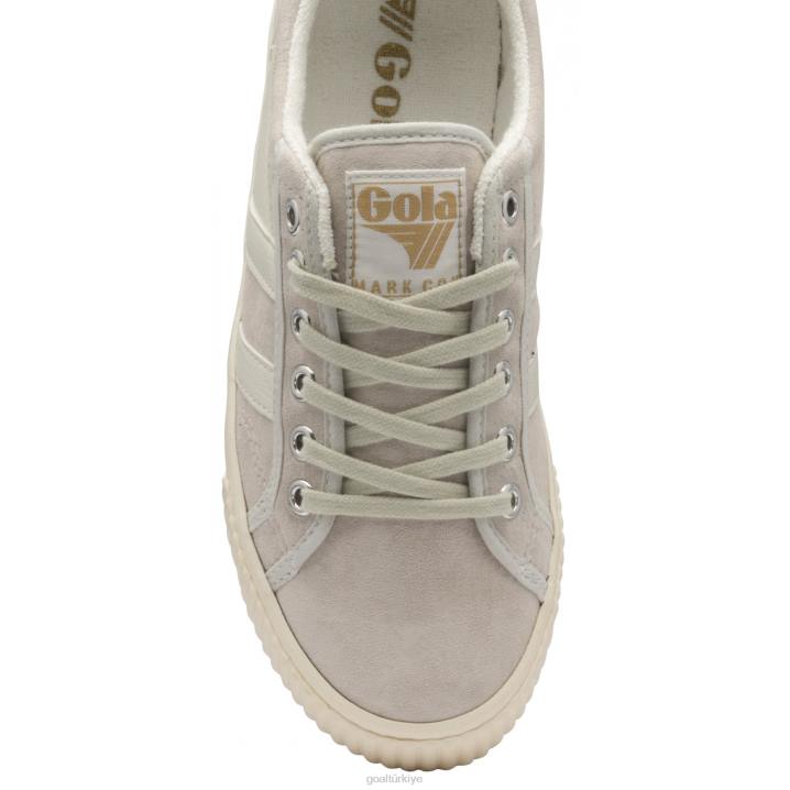 ayakkabı Z2PF676 kadınlar Gola klasik tenis mark cox süet spor ayakkabı Beyaz kapalı
